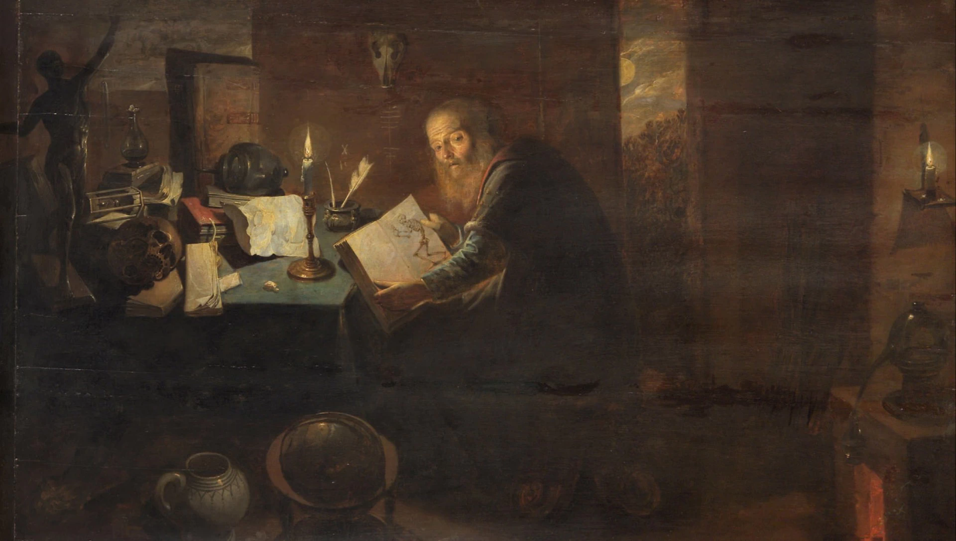 L'alchimista nel suo laboratorio - Kunsthistorisches Museum